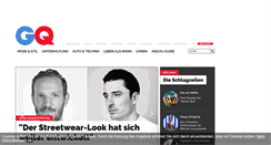 Desktop Screenshot of gq-magazin.de